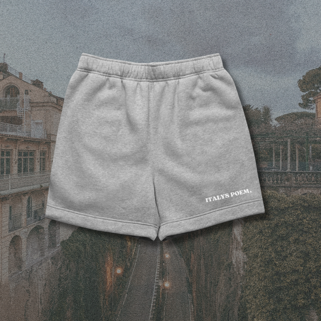 GREY - LOUNGE SHORTS - ITALYS POEM